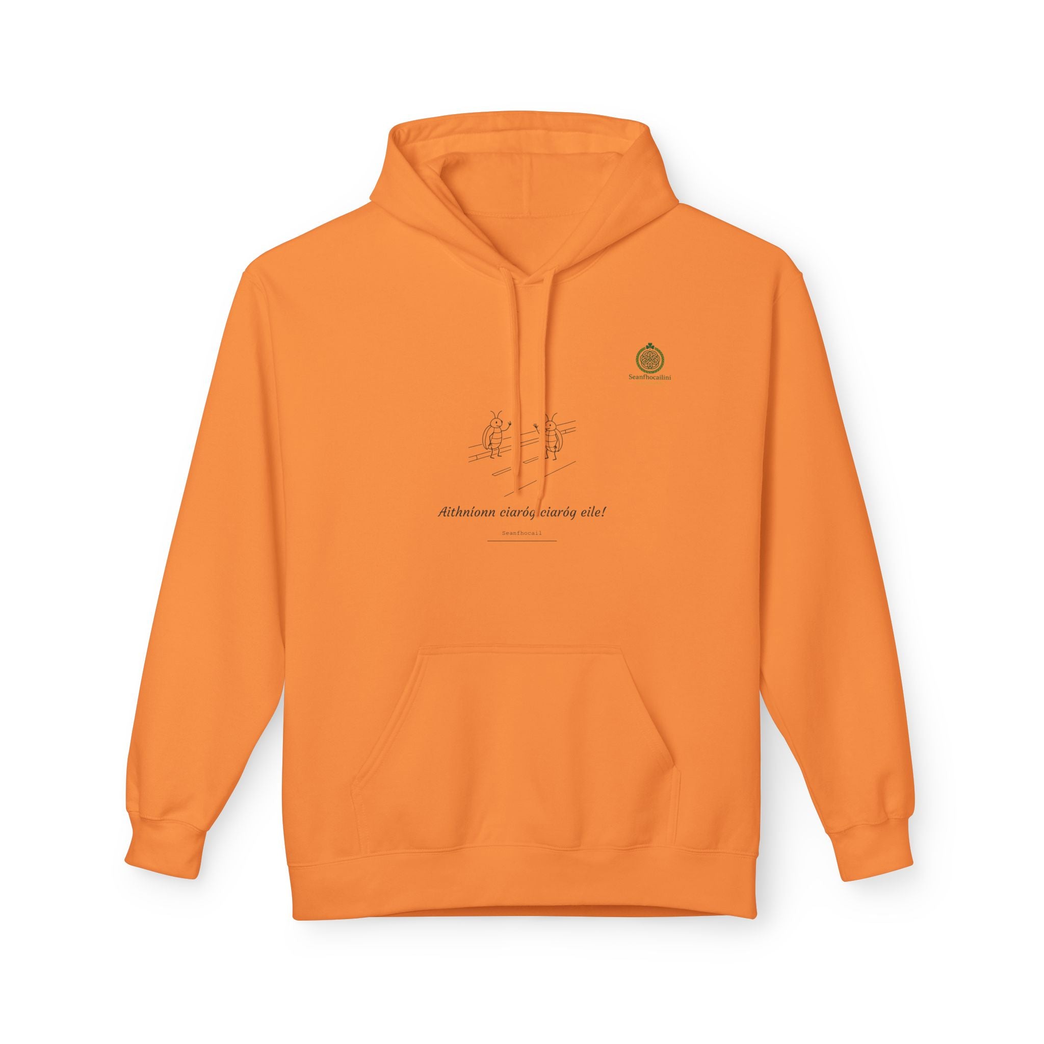 Aithníonn Ciaróg Ciaróg Eile Fleece Lined Hoodie Irish Mammy Collection Funny Irish Humor Hoodie