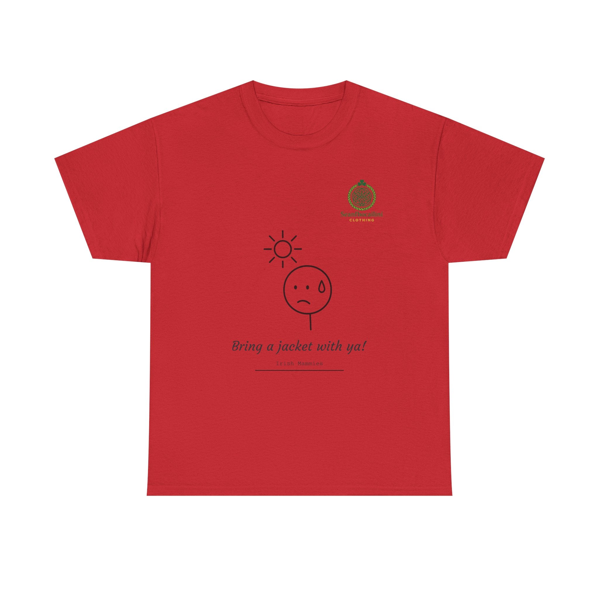 Bring A Jacket Heavy Cotton T-Shirt Irish Mammies Collection