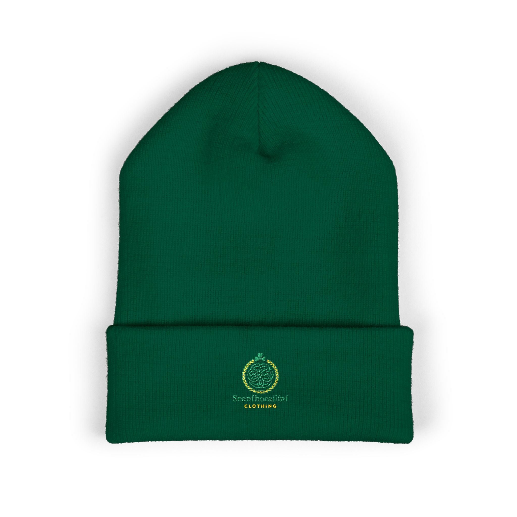 Logo Embroidered Classic Cuffed Beanie - Cozy Knit Hat, Winter Accessory, Gift for Him/Her, Stylish Headwear, Holiday Essential