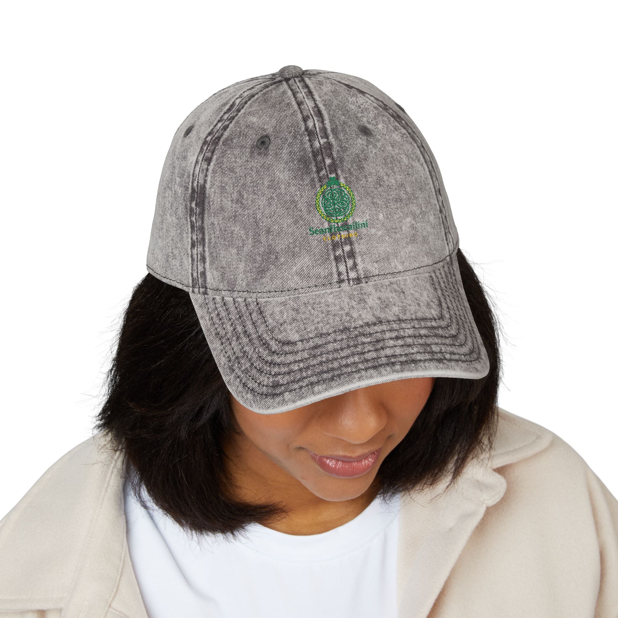 Logo Vintage Cap with Embroidery - Stylish Dad Hat
