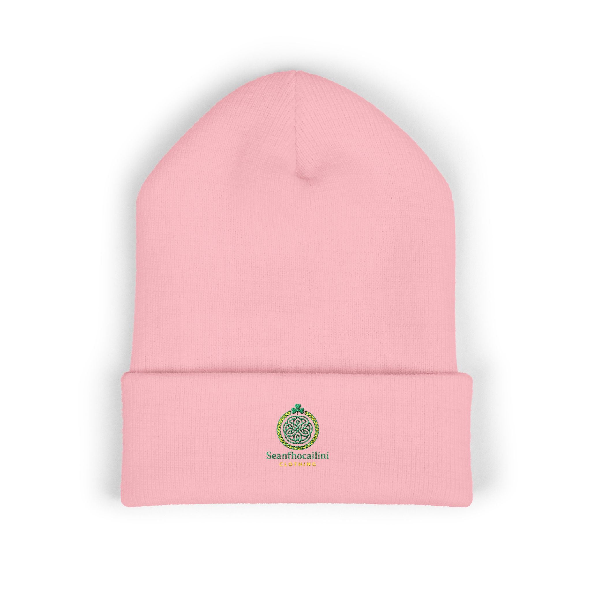 Logo Embroidered Classic Cuffed Beanie - Cozy Knit Hat, Winter Accessory, Gift for Him/Her, Stylish Headwear, Holiday Essential