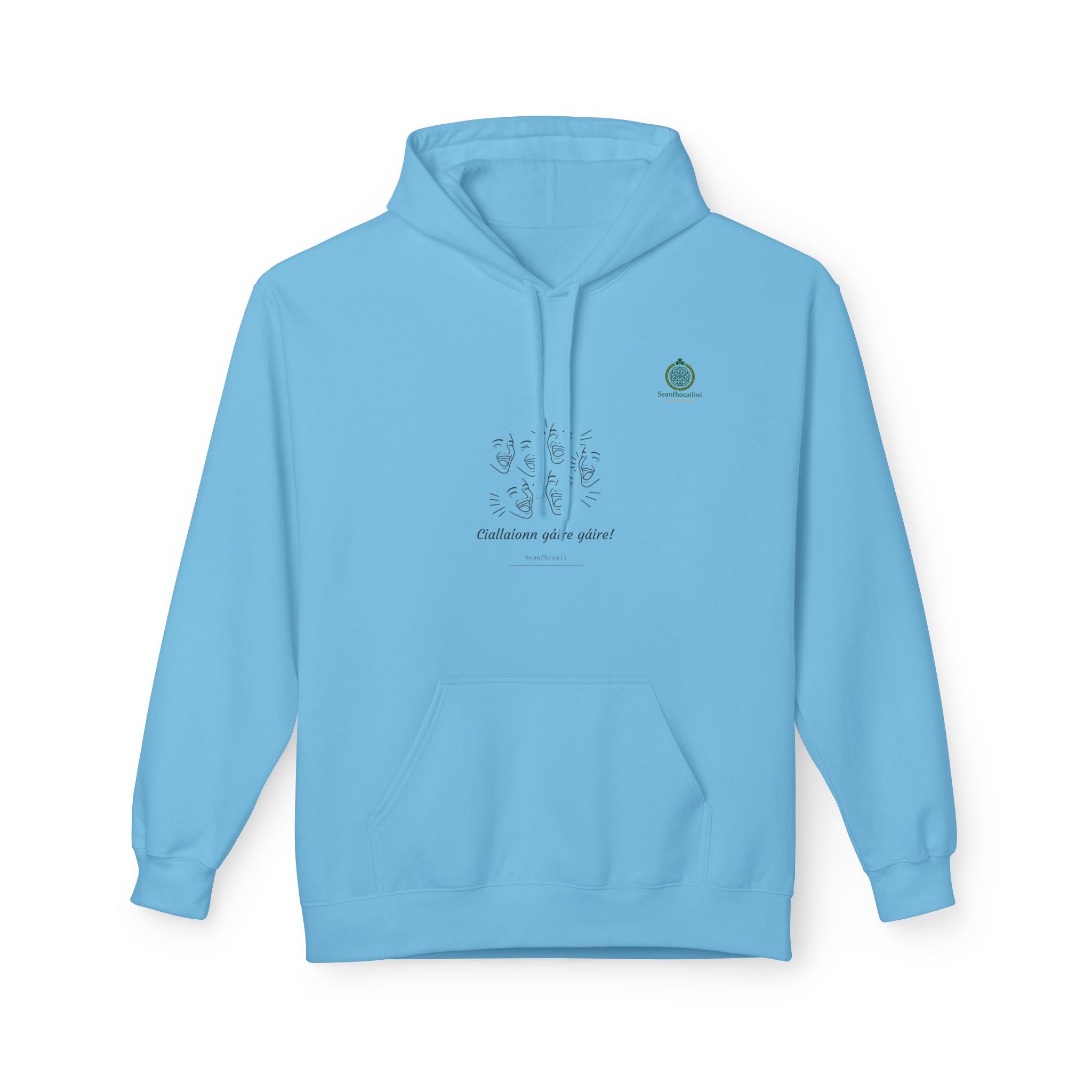 Ciallaíon Gáire Gáire Fleece Lined Hoodie Irish Mammy Collection Funny Irish Humor Hoodie