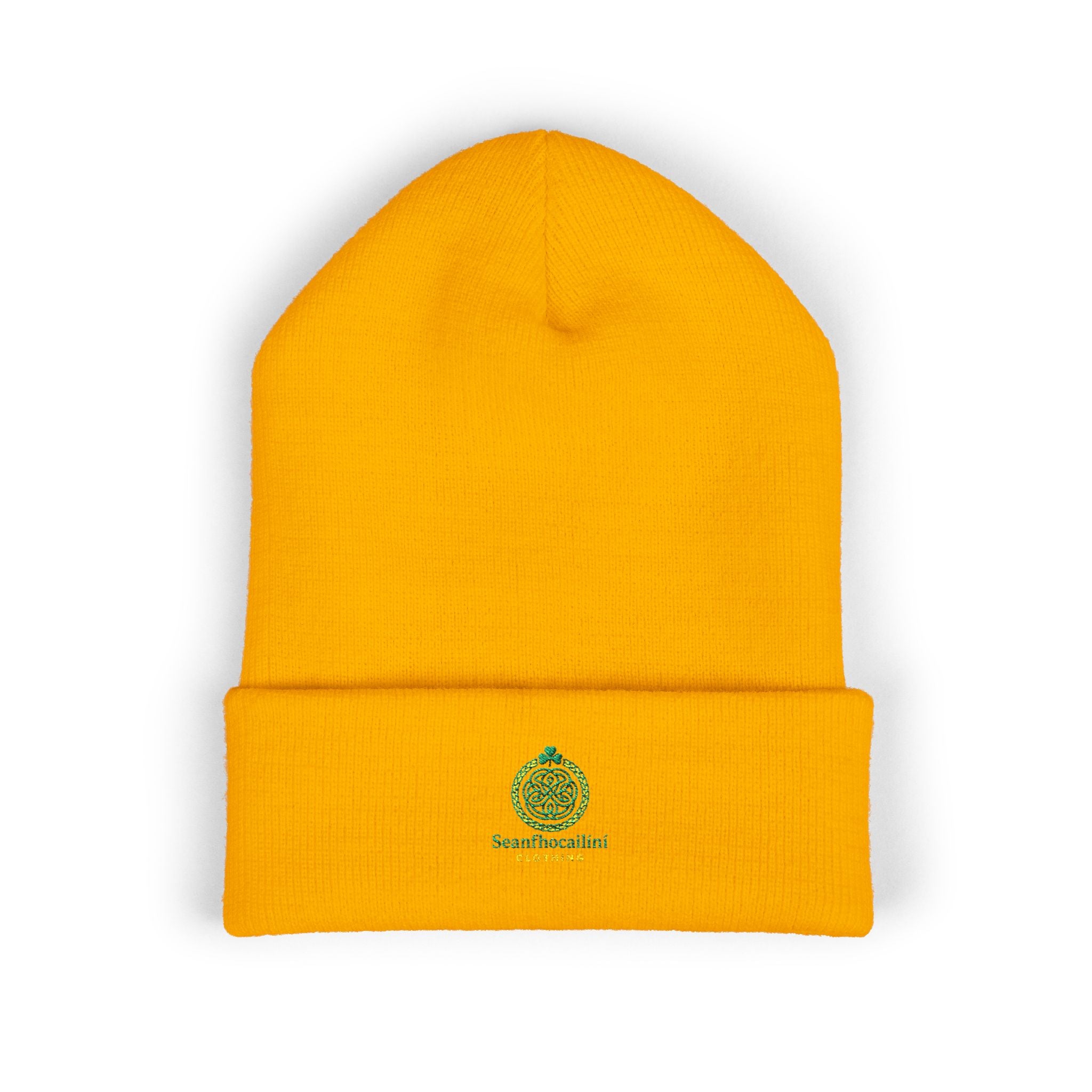 Logo Embroidered Classic Cuffed Beanie - Cozy Knit Hat, Winter Accessory, Gift for Him/Her, Stylish Headwear, Holiday Essential