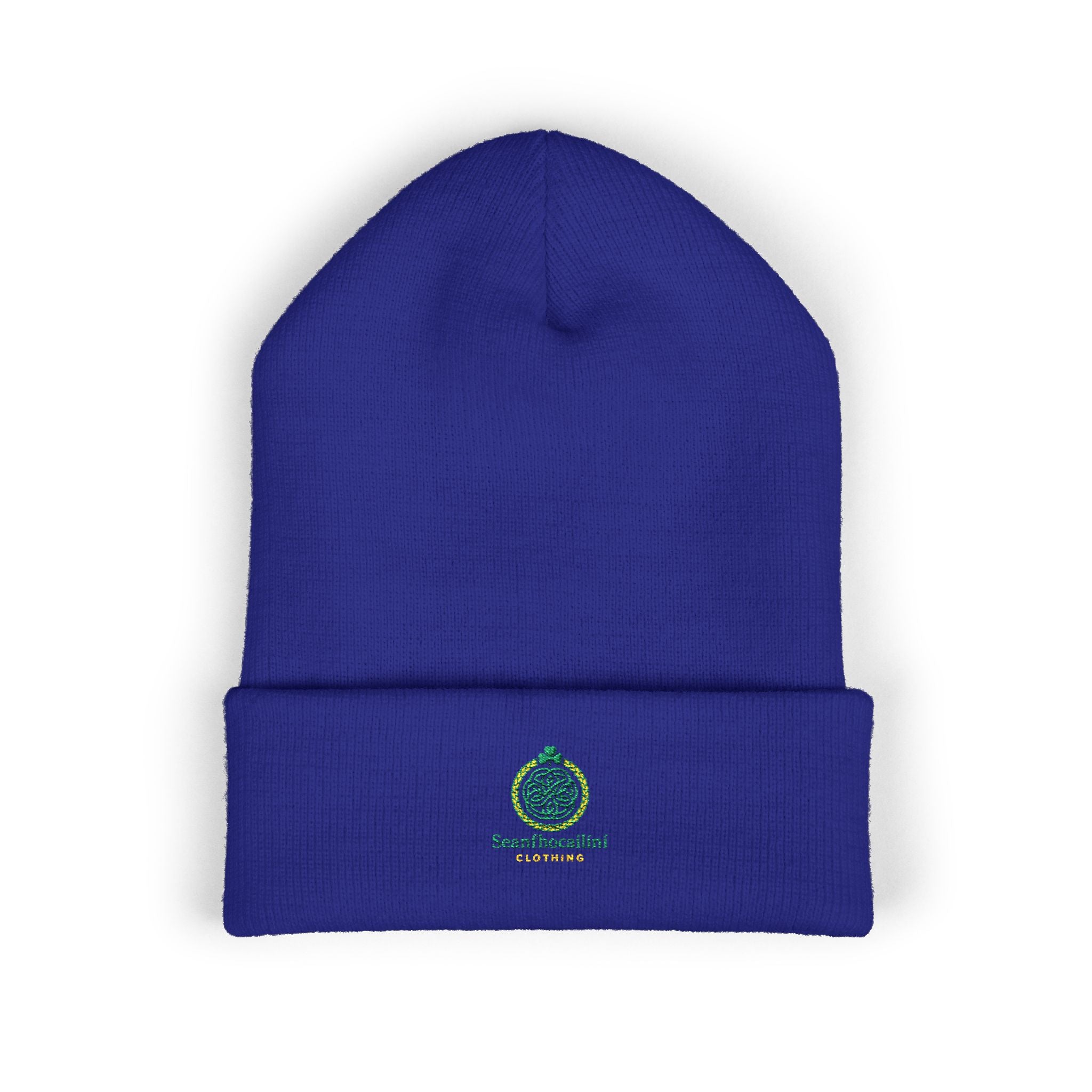 Logo Embroidered Classic Cuffed Beanie - Cozy Knit Hat, Winter Accessory, Gift for Him/Her, Stylish Headwear, Holiday Essential