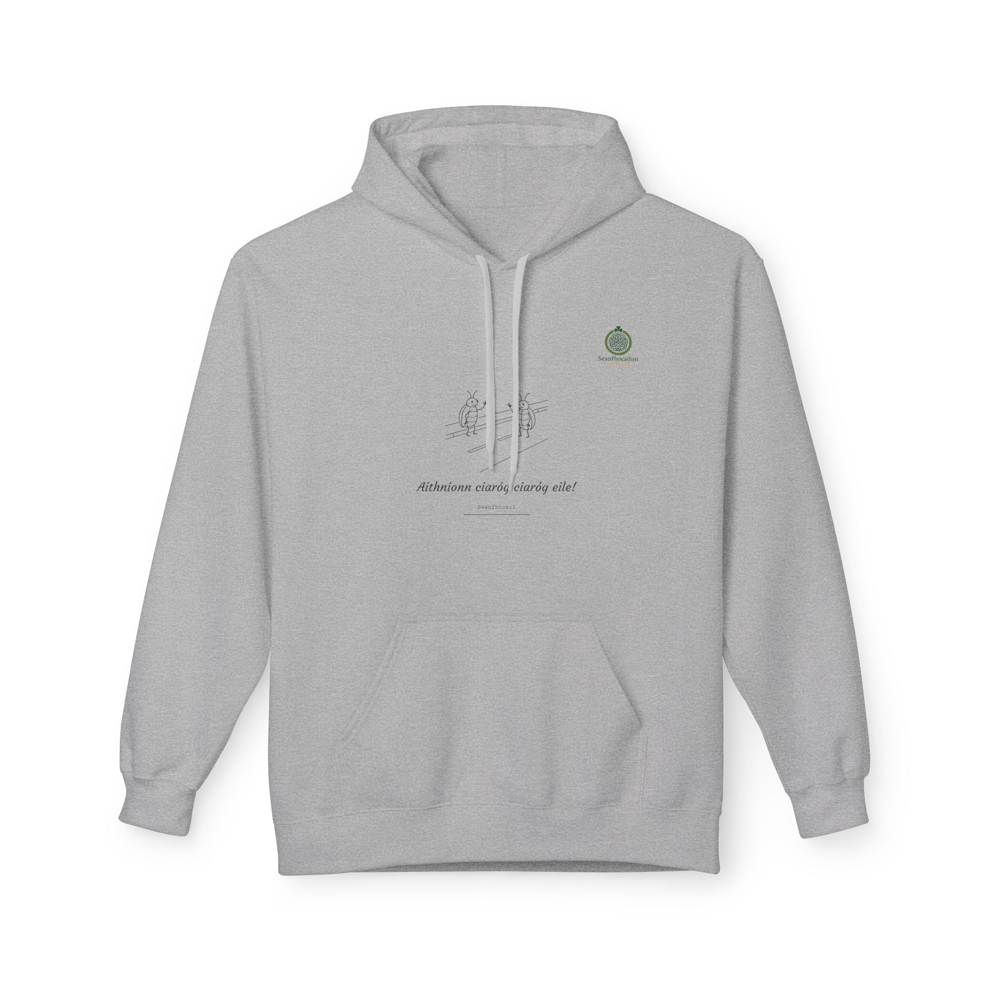 Aithníonn Ciaróg Ciaróg Eile Fleece Lined Hoodie Irish Mammy Collection Funny Irish Humor Hoodie