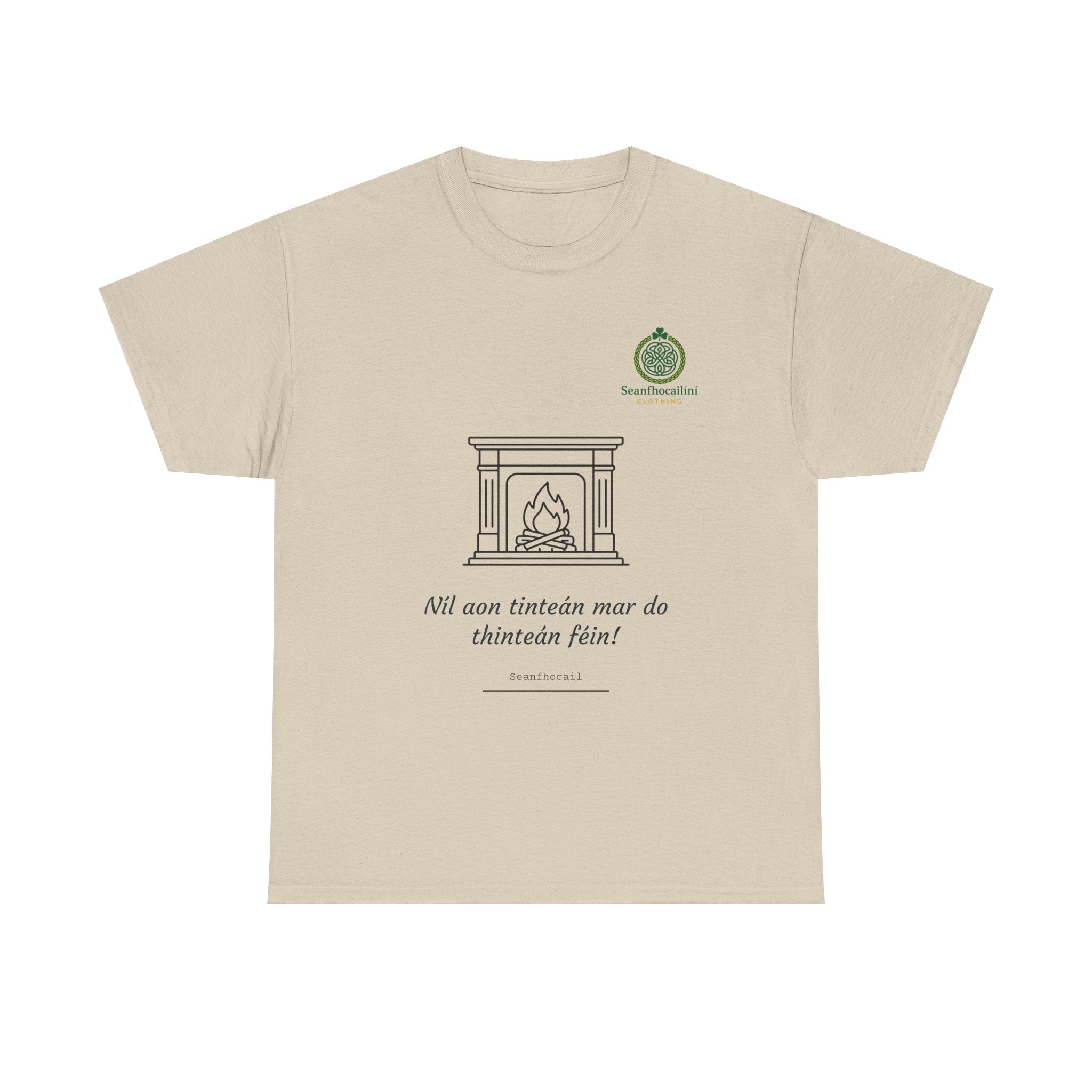 Níl Aon Tinteán Heavy Cotton T-Shirt Irish Mammies Collection
