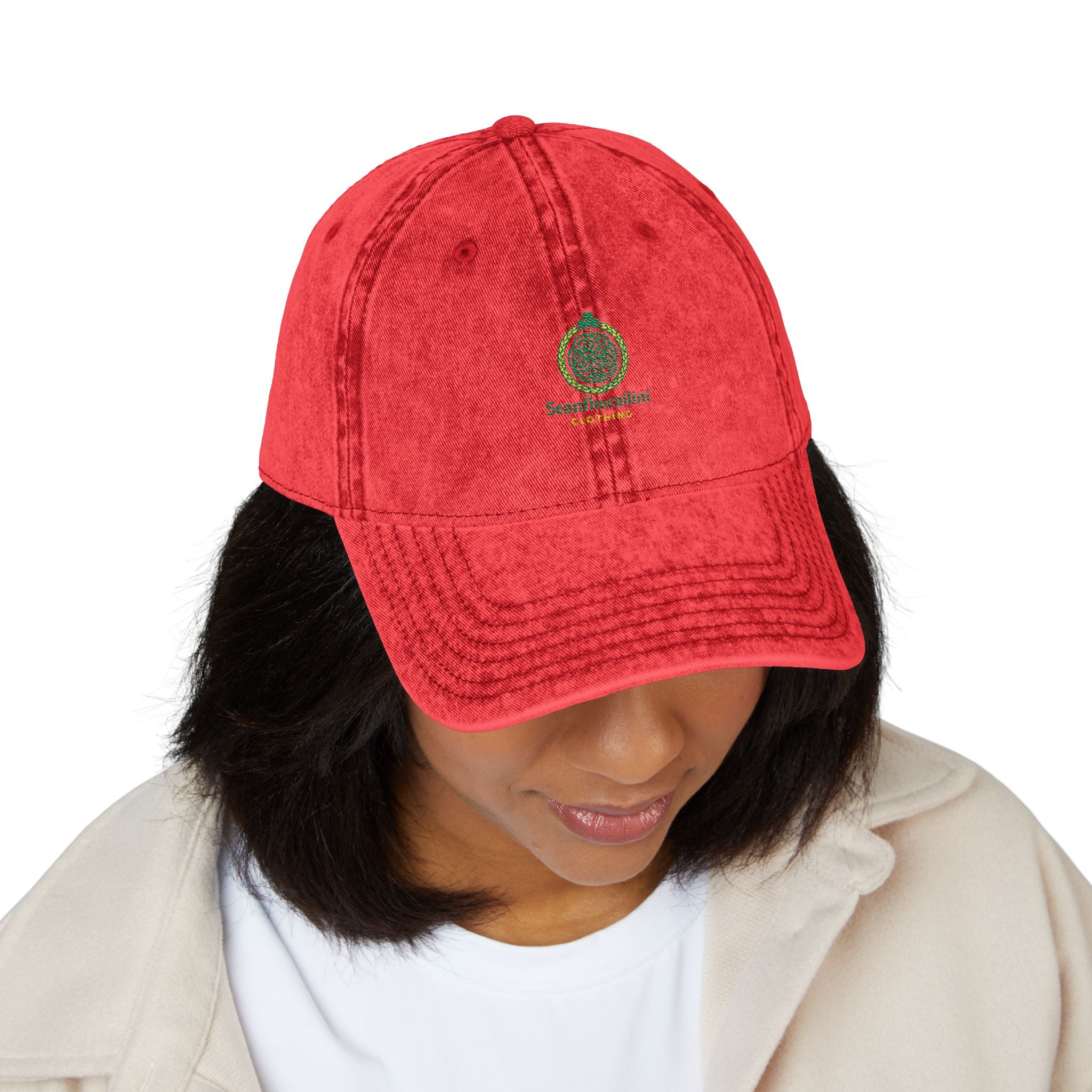Logo Vintage Cap with Embroidery - Stylish Dad Hat