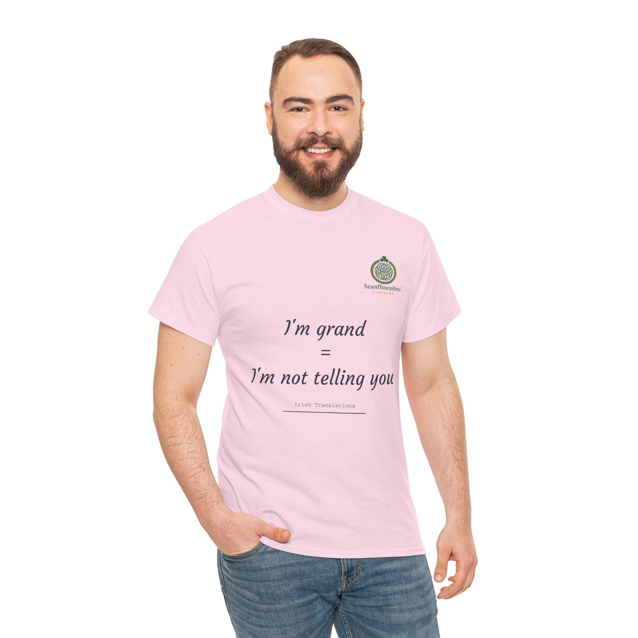 I’m Grand Heavy Cotton T-Shirt Irish Translations Collection