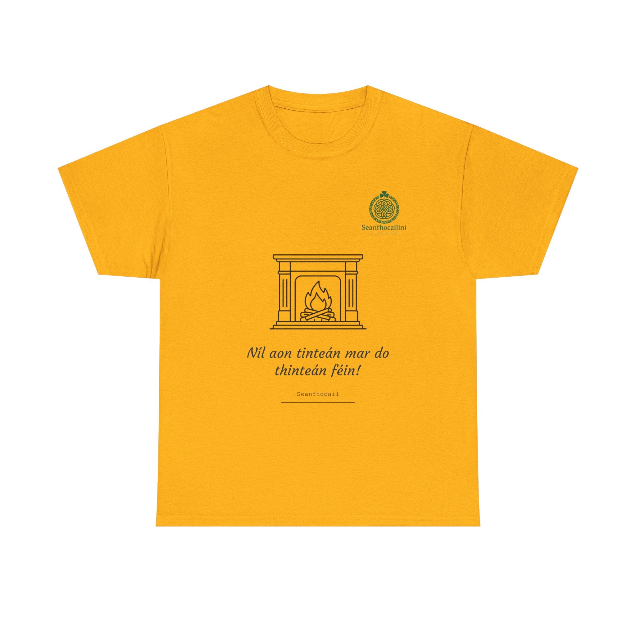 Níl Aon Tinteán Heavy Cotton T-Shirt Irish Mammies Collection