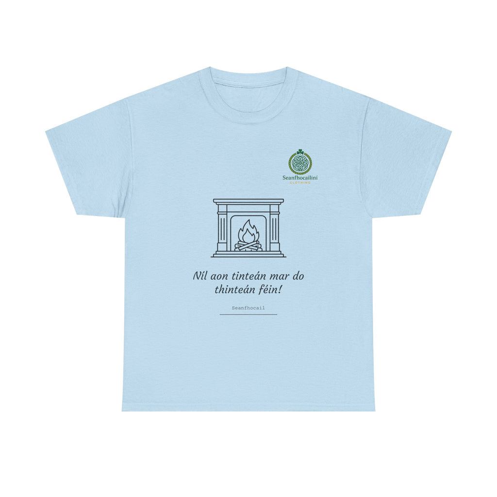 Níl Aon Tinteán Heavy Cotton T-Shirt Irish Mammies Collection