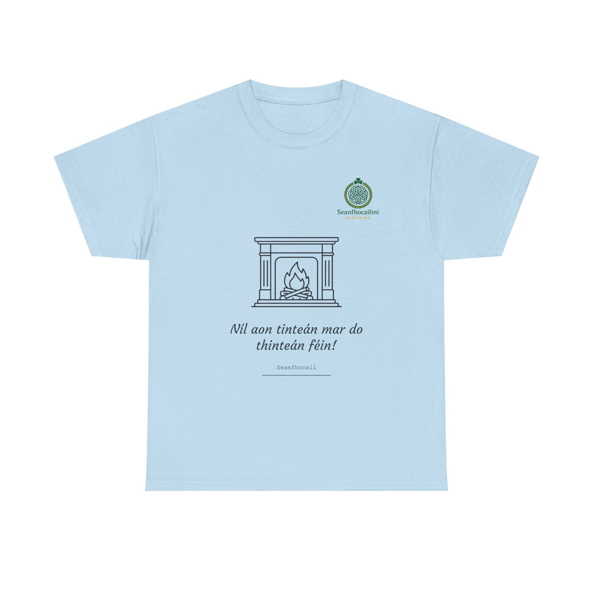 Níl Aon Tinteán Heavy Cotton T-Shirt Irish Mammies Collection