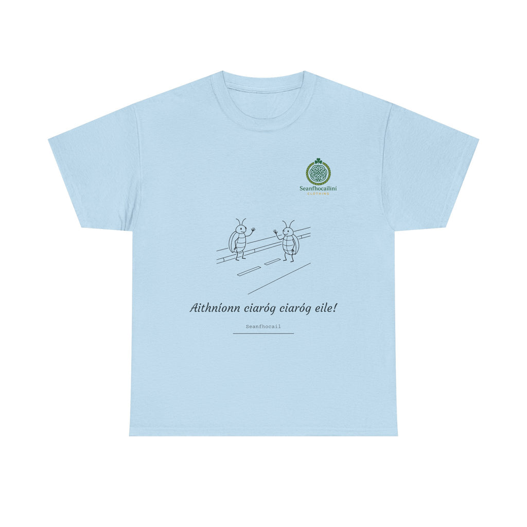 Aithníonn Ciaróg Ciaróg Eile Heavy Cotton T-Shirt Irish Mammies Collection