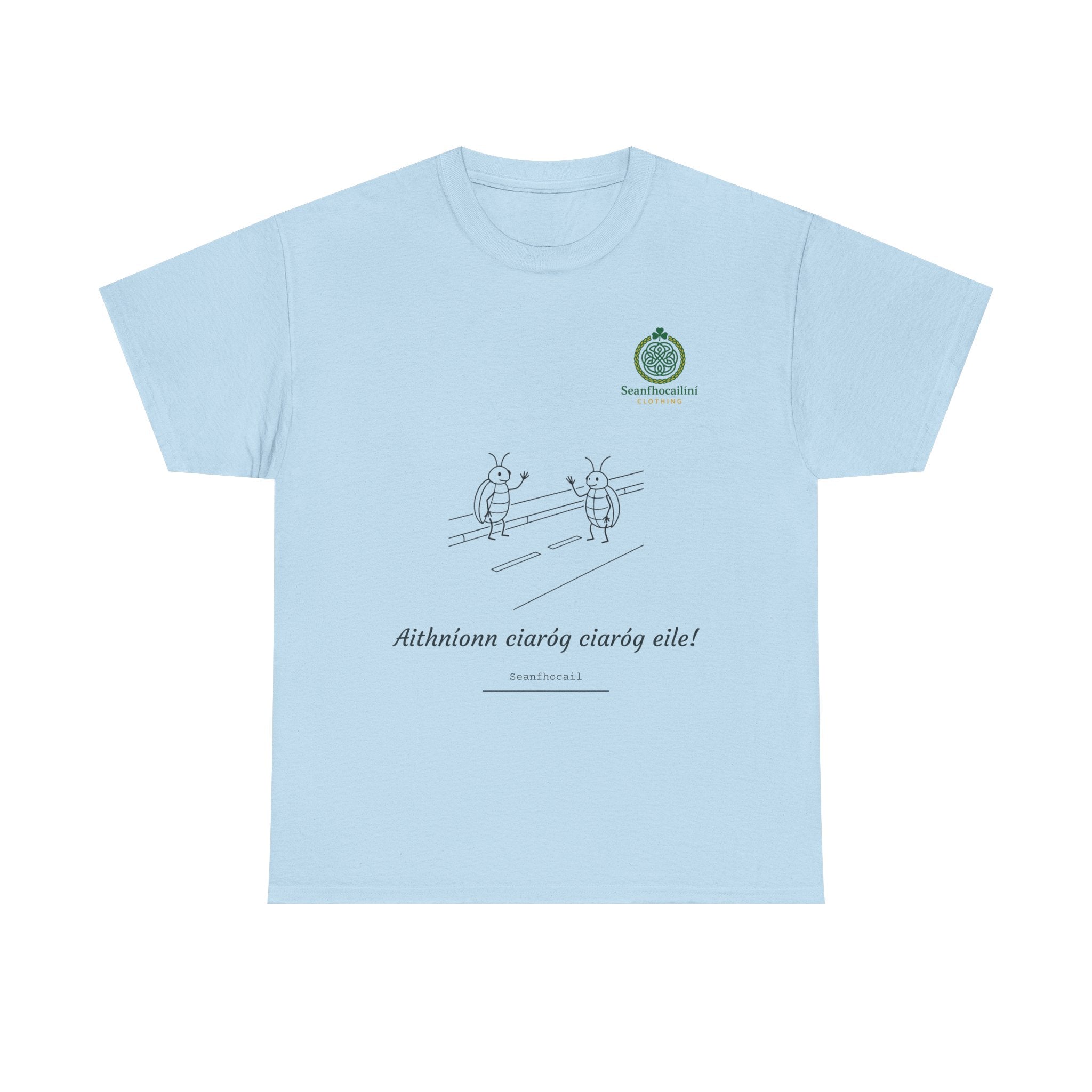 Aithníonn Ciaróg Ciaróg Eile Heavy Cotton T-Shirt Irish Mammies Collection