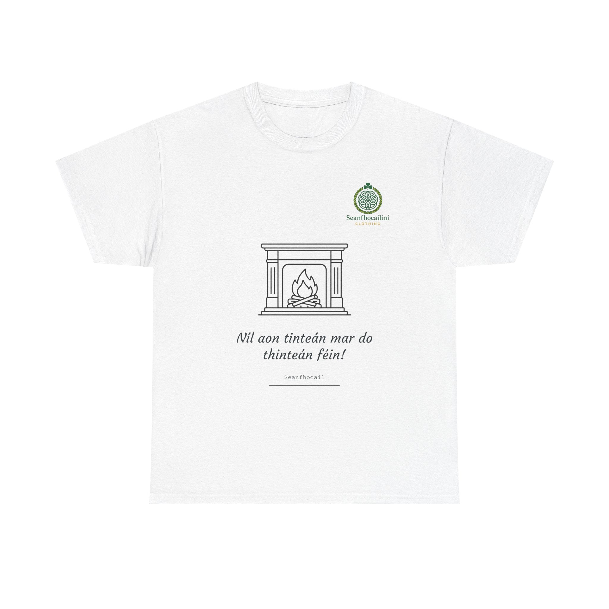 Níl Aon Tinteán Heavy Cotton T-Shirt Irish Mammies Collection