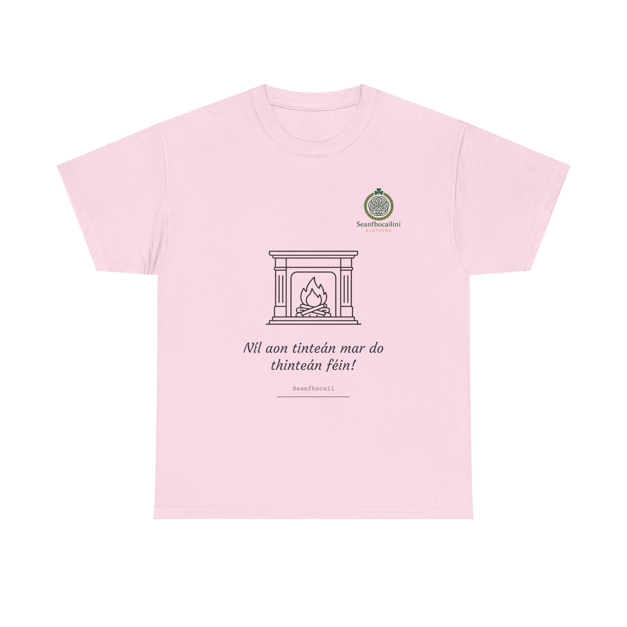 Níl Aon Tinteán Heavy Cotton T-Shirt Irish Mammies Collection