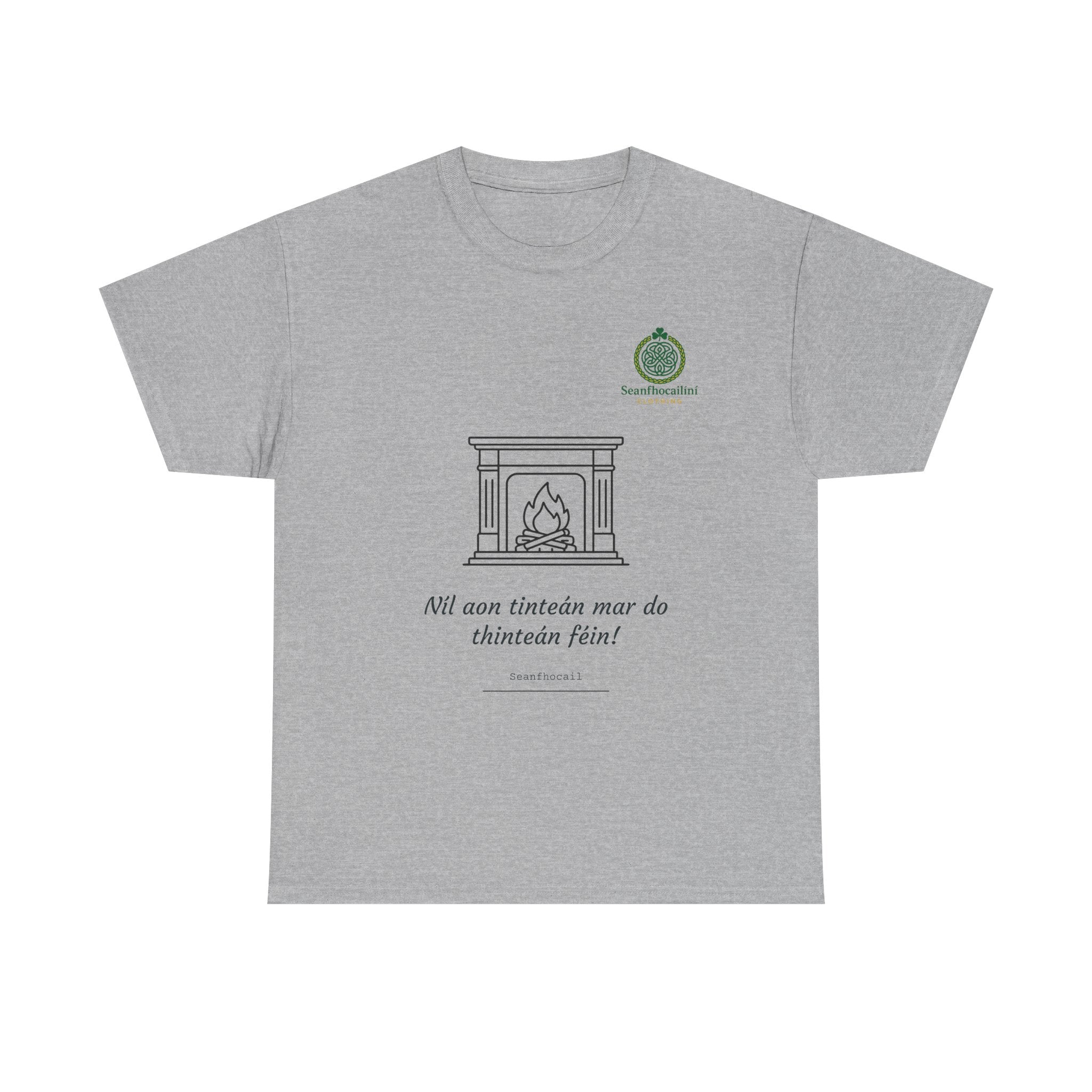 Níl Aon Tinteán Heavy Cotton T-Shirt Irish Mammies Collection